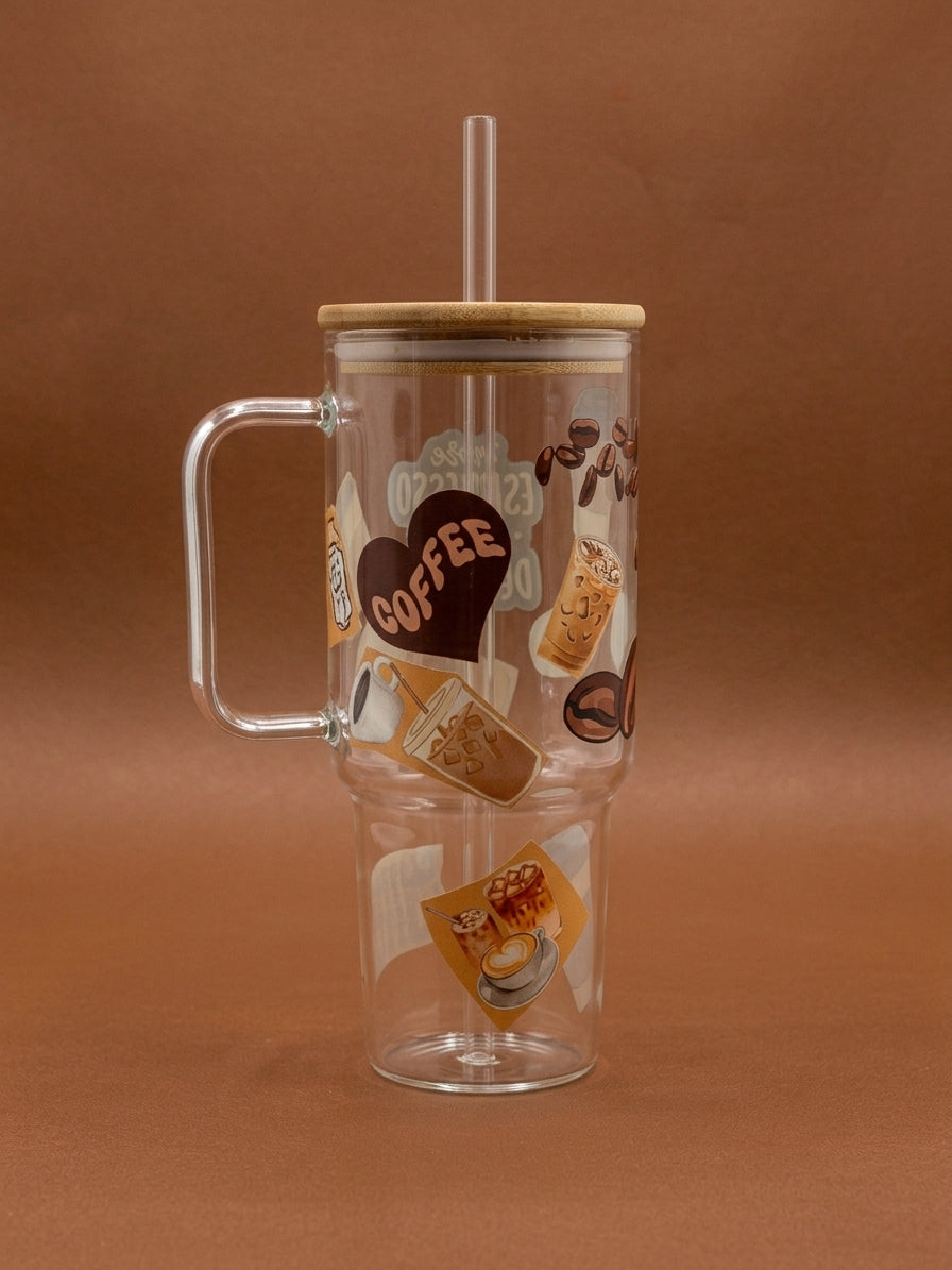 Glass Coffee Tumbler