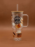 Glass Coffee Tumbler