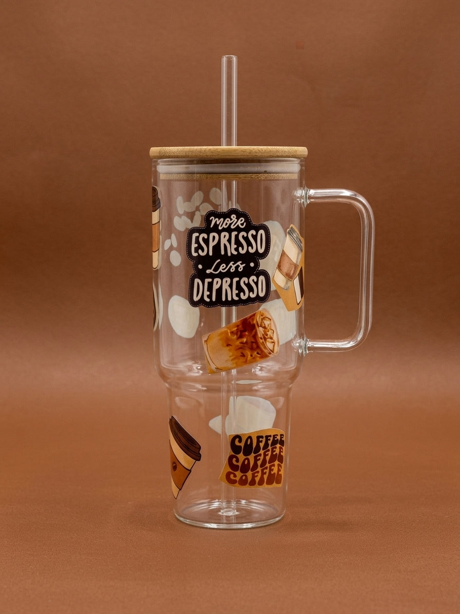 Glass Coffee Tumbler