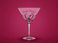 🍸 Single Babes Cocktail Club Martini Glass