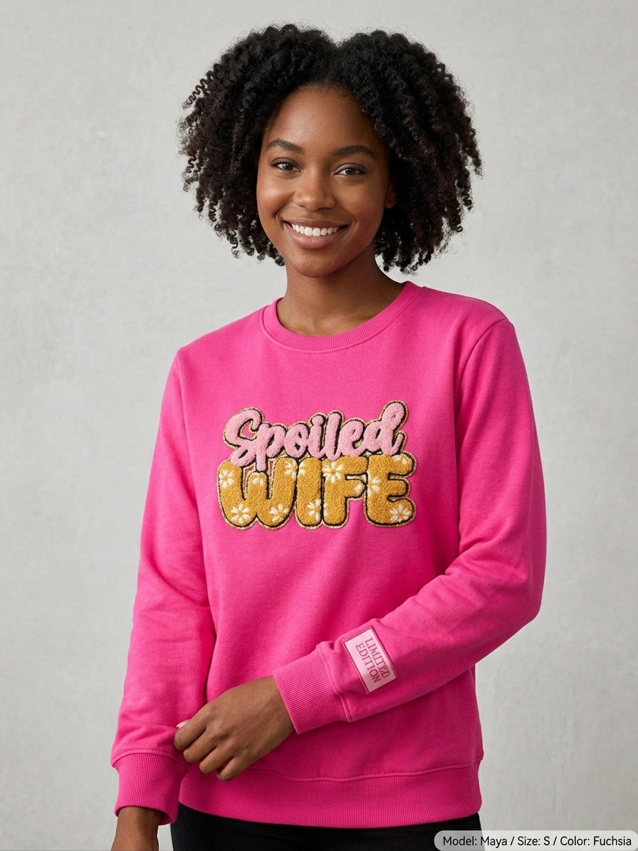 Spoiled Wife Sweatshirt 🤍