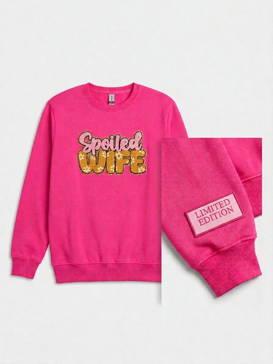 Spoiled Wife Sweatshirt 🤍